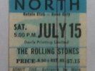 Rolling Stones Original Genuine Used Concert Ticket Toronto 1972