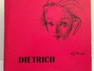 Marlene Dietrich 1973 concert memorbilia signed photo booklet with Columbia 45
