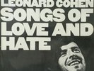 LEONARD COHEN Songs Of Love And Hate Vinyl Lp Record Album Aus Press