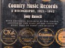 148g.  Country Music Records 1921 - 1942 - Tony Russell - Oxford, 2004