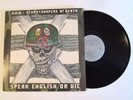 S.O.D. SPEAK ENGLISH OR DIE LP ORIG. 1985 MEGAFORCE + LYRICS NUCLEAR ASSAULT