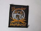 Original THIN LIzzy Thunder and Lightning Tour 1983 Sew on Badge / Patch
