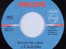 Psych 45 J.D. BLACKFOOT Epitaph For A Head PHILIPS HEAR
