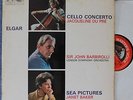 Du Pre+Barbirolli. Elgar (Cello concerto; Sea Pictures) HMV ASD 655 semi-circle
