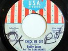BOBBY JONES-CHECK ME OUT /BEWARE A STRANGER ON USA NORTHERN 45-HEAR