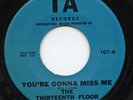 Hear- Rare Garage 45 - The Thirteenth Floor Elevators - You're Gonna Miss Me- M-