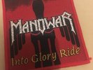 Original MANOWAR Into Glory Ride 1980's Sew on Badge / Patch