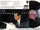 MENDELSSOHN HAYDN Symphony 4 /104 Bernstein 1st Philips Hifi stereo 835523 AY