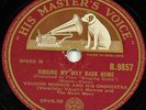 78rpm Vaughn Monroe & The Moon Men HMV Grammophon Schellackplatte gramophone