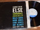 Cannonball Adderley Somethin Else SHRINK EX  Blue Note lp RVG mono Miles Davis