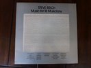 Steve Reich Music for 18 Musicians  ECM Original Release Super Clean Copy