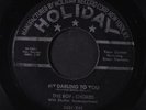 BOP-CHORDS: Castle In The Sky / My Darling To You 45 (black lbl, chip to outer