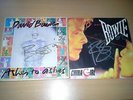 DAVID BOWIE autogram vinyl CHINA GIRL signed live ASHES TO ASHES 25-9-2002 PARIS