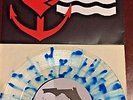 Hot Water Music/Bouncing Souls Split 7 4th Clear/Blue Splatter /150 Tour Version
