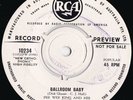 Pee Wee King ORIG OZ Promo 45 Ballroom baby EX ’57 RCA 10234 Rockabilly