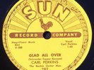 Carl Perkins- Glad All Over/ Lend Me Your Comb- Sun 287- 78 RPM- Nice Condition