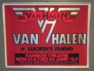 Van Halen Original Concert Promo Poster Rainbow Theatre London June 1980