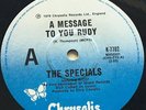 THE SPECIALS - A Message To You Rudy / Nite Klub. Australian 7