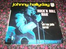 DISQUE 45 TOURS JOHNNY HALLYDAY hors commerce rock 'n' roll man + 1