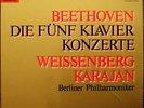 4er-Box BEETHOVEN Die fünf Klavierkonzerte - WEISSENBERG - KARAJAN - quadro