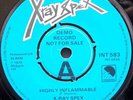 X RAY SPEX 'HIGHLY INFLAMMABLE' 1979 DEMO PROMO 7