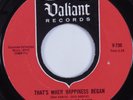 Garage Psych 45 GRAINS OF SAND That's When Happiness Began VALIANT HEAR