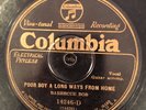 Columbia 14246D Barbecue Bob POOR BOY LONG WAY FROM HOME 1927  78 rpm VV+
