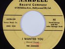 Doo Wop/Rock & Roll 45 JAGUARS I Wanted You AARDELL HEAR
