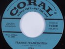 Halloween Rock & Roll 45 IVAN Frankie Frankenstein CORAL VG+ promo HEAR