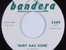 Doo Wop R&B 45 DIATONES Ruby Has Gone BANDERA VG++ HEAR