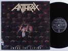 ANTHRAX Among The Living MEGAFORCE WORLDWIDE LP VG+