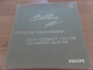 DAVID OISTRACH+LEW OBORIN BEETHOVEN COMPL.VIOLIN 4LP DUTCH PHILIPS 835 245-48 AY