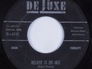 R&B Doo Wop 45 DONNIE ELBERT Believe It Or Not DELUXE HEAR