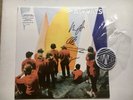 ALVVAYS - ANTISOCIALITES SIGNED LTD WHITE VINYL RECORD AUTOGRAPHED + PROMO PATCH