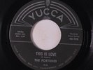 FORTUNES: This Is Love / Lonely Teardrops 45 rare Vocal Groups
