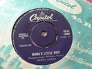 KENNY LORAN MAMA'S LITTLE BABY 1959 CAPITOL 45-CL 15081  RARE VERY NICE