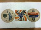 RARE SET OF 3 PAPER RECORDS INDIA GANDHI NEHRU EISENHOWER AMERICA