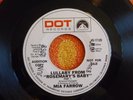 MIA FARROW Lullaby From Rosemary's Baby 45 rpm WHITE LABEL PROMO Dot 1968