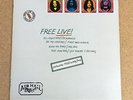 FREE Free Live  1980s UK blue Island label vinyl LP EXCELLENT CONDITION  A