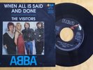 ABBA - When All Is Said And Done / The Visitors - RARE MEXICO PROMO 45