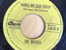 THE BEATLES - Thing We Said Today - RARE COSTA RICA 45