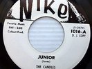 CANDLES soul r&b PROMO near-Mint 45 with strings JUNIOR b/w DOWN ON MY KNEES J12