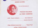 MAGDA OLIVERO Poulenc LA VOIX HUMAINE - rare LP HRE 280-1 sealed SIGILLATO