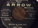 Jimmy Jones and the Jones Boys, Heaven In Your Eyes 45, RARE DOO WOP on Arrow