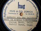 *  Swiss Acetate - Cello Recital JULIUS BACHI - ECCLES GOLTERMANN *