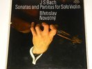 Bach Solo Violin - Bretislav Novotny - 3LP Box - Sonatas And Partitas -Supraphon