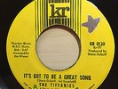 THE TIFFANIES IT'S GOT TO BE A GREAT SONG KR RECORDS 0120 RE ISSUE