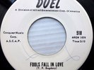 STARFIRES doowop PROMO 45 FOOLS FALL IN LOVE b/w Under the Stars VG++ DUEL PJ265