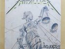 METALLICA And Justice For All UK 1st press double vinyl LP Vertigo + signature