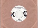 James Brown Bobby Byrd Fight Against Drug Abuse Rare King PSA-1 Promo 45 VG++